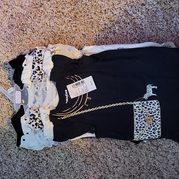 Children's Place onesie tops, size 6-9 months, set of 5 - Picture 1 of 7